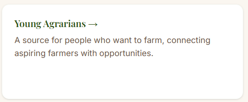young agrarians
